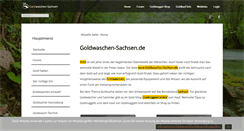Desktop Screenshot of goldwaschen-sachsen.de
