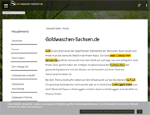 Tablet Screenshot of goldwaschen-sachsen.de